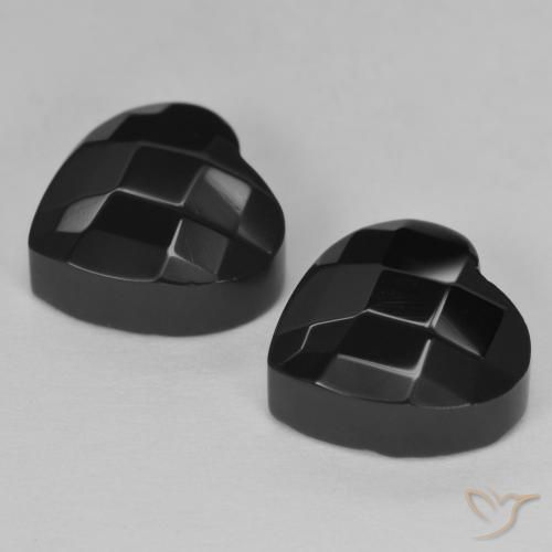 Shop natural 8.64ct Noire Onyx gems, Cœur, from Sri Lanka at GemSelect. In stock, global shipping!