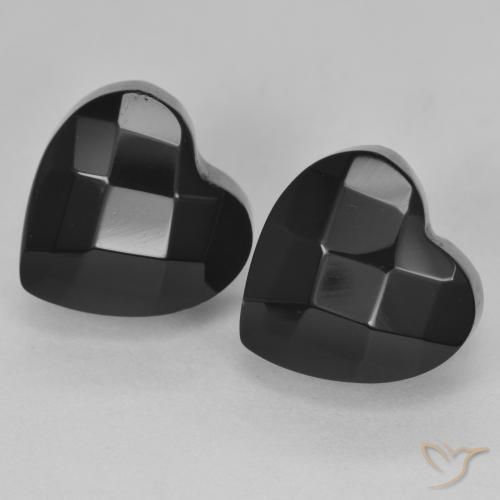 Shop natural 8.31ct Noire Onyx gems, Cœur, from Sri Lanka at GemSelect. In stock, global shipping!