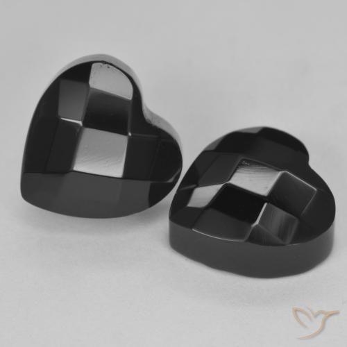 Shop natural 8.31ct Noire Onyx gems, Cœur, from Sri Lanka at GemSelect. In stock, global shipping!