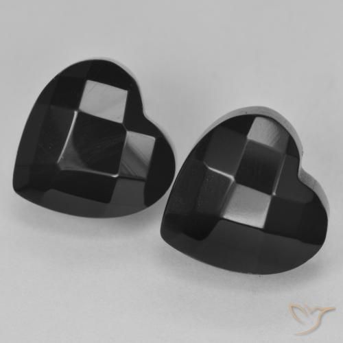 Shop natural 8.57ct Noire Onyx gems, Cœur, from Sri Lanka at GemSelect. In stock, global shipping!