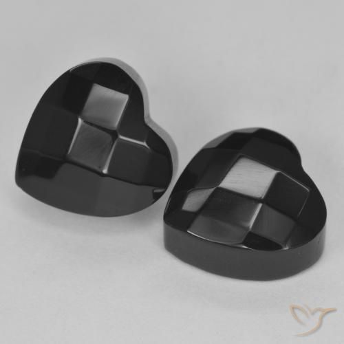 Shop natural 8.51ct Noire Onyx gems, Cœur, from Sri Lanka at GemSelect. In stock, global shipping!