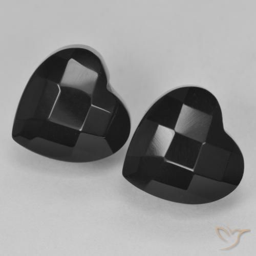 Shop natural 8.77ct Noire Onyx gems, Cœur, from Sri Lanka at GemSelect. In stock, global shipping!