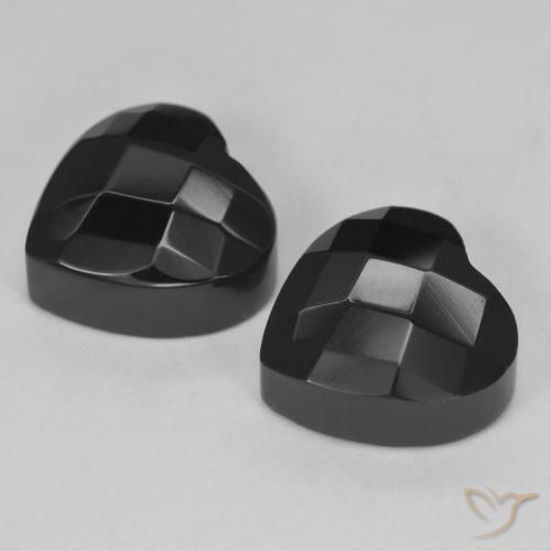Shop natural 8.77ct Noire Onyx gems, Cœur, from Sri Lanka at GemSelect. In stock, global shipping!
