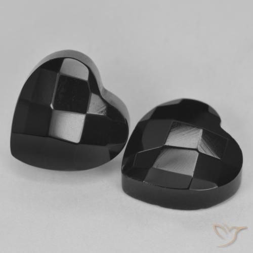 Shop natural 8.38ct Noire Onyx gems, Cœur, from Sri Lanka at GemSelect. In stock, global shipping!
