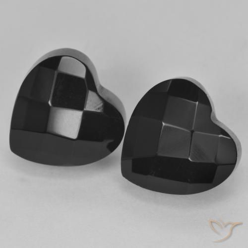 Shop natural 8.38ct Noire Onyx gems, Cœur, from Sri Lanka at GemSelect. In stock, global shipping!
