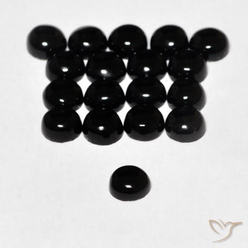 Onyx Noire naturelle Tour, 0.15 ct, Opaque