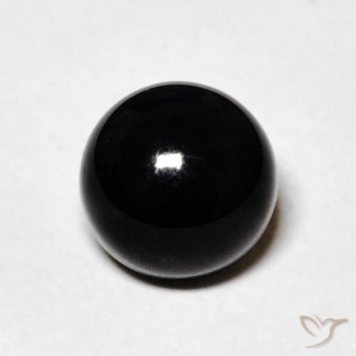 1.48ct Naturel Noire Onyx, Tour, Opaque