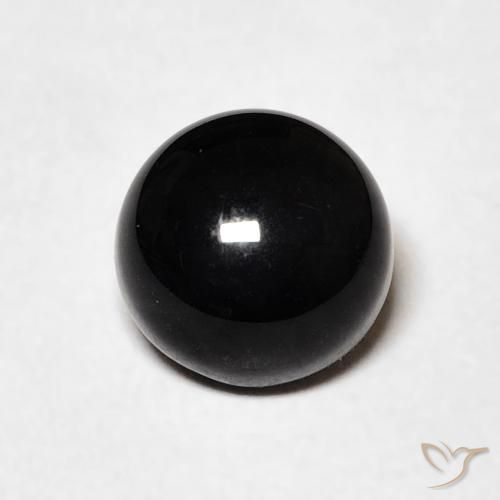 1.23ct Naturel Noire Onyx, Tour, Opaque