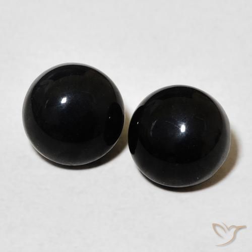 2.90ctw Naturel Noire Onyx, Tour, Opaque, Photo A