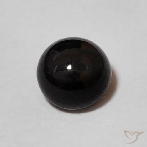 0.99ct Naturel Noire Onyx, Tour, Opaque