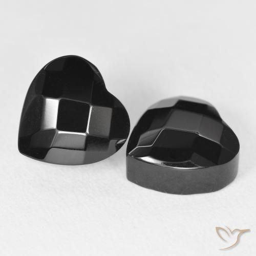 Shop natural 8.89ct Noire Onyx gems, Cœur, from Sri Lanka at GemSelect. In stock, global shipping!