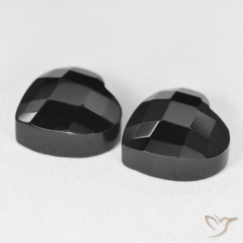 Shop natural 8.52ct Noire Onyx gems, Cœur, from Sri Lanka at GemSelect. In stock, global shipping!