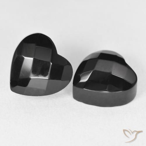 Shop natural 8.66ct Noire Onyx gems, Cœur, from Sri Lanka at GemSelect. In stock, global shipping!