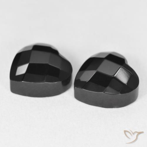 Shop natural 8.54ct Noire Onyx gems, Cœur, from Sri Lanka at GemSelect. In stock, global shipping!
