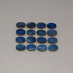 Achetez naturel 12,07ct multicolore doublet d'opale gems, coupe ovale, en provenance australie chez gemselect. en stock, livraison internationale!