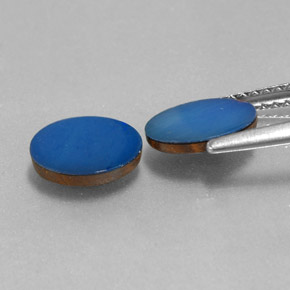 Achetez naturel 1,44ct bleue doublet d'opale gems, coupe ovale, en provenance australie chez gemselect. en stock, livraison internationale!
