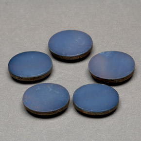 Achetez naturel 3,60ct bleue doublet d'opale gems, coupe ovale, en provenance australie chez gemselect. en stock, livraison internationale!