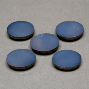 Achetez naturel 3,60ct bleue doublet d'opale gems, coupe ovale, en provenance australie chez gemselect. en stock, livraison internationale!