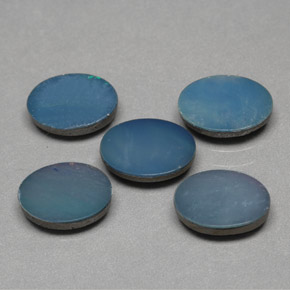 Achetez naturel ct multicolore doublet d'opale gems, coupe ovale, en provenance australie chez gemselect. en stock, livraison internationale!
