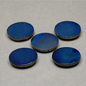 Achetez naturel ct multicolore doublet d'opale gems, coupe ovale, en provenance australie chez gemselect. en stock, livraison internationale!