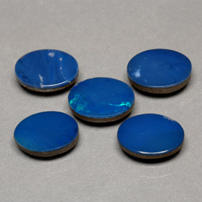 Achetez naturel ct multicolore doublet d'opale gems, coupe ovale, en provenance australie chez gemselect. en stock, livraison internationale!