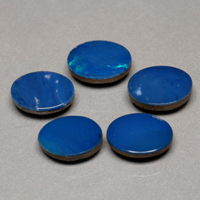 Achetez naturel ct multicolore doublet d'opale gems, coupe ovale, en provenance australie chez gemselect. en stock, livraison internationale!