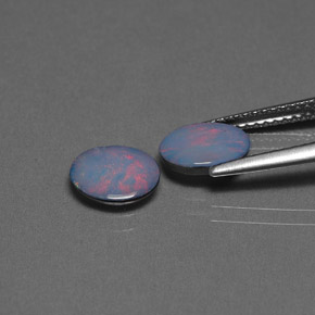 Achetez naturel ct Multicolore Opale Doublet gems, Coupe ovale, En provenance Australie chez GemSelect. En stock, livraison internationale!