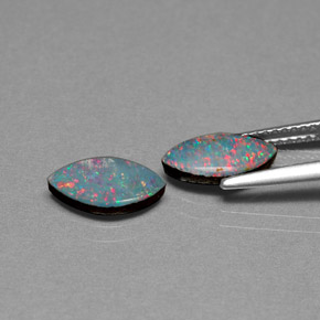 Achetez naturel ct multicolore doublet d'opale gems, marquise, en provenance australie chez gemselect. en stock, livraison internationale!