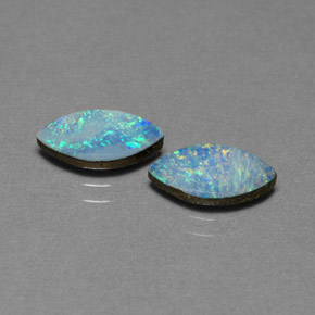 Achetez naturel ct multicolore doublet d'opale gems, marquise, en provenance australie chez gemselect. en stock, livraison internationale!