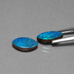 Achetez naturel ct multicolore doublet d'opale gems, marquise, en provenance australie chez gemselect. en stock, livraison internationale!