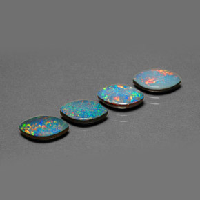 Achetez naturel ct multicolore doublet d'opale gems, marquise, en provenance australie chez gemselect. en stock, livraison internationale!