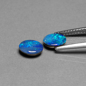 Achetez naturel ct Multicolore Opale Doublet gems, Coupe ovale, En provenance Australie chez GemSelect. En stock, livraison internationale!