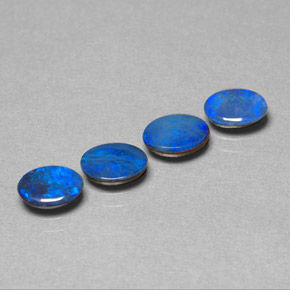 Achetez naturel ct bleue doublet d'opale gems, coupe ovale, en provenance australie chez gemselect. en stock, livraison internationale!