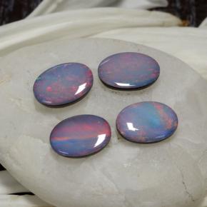 Achetez naturel 2,37ct multicolore doublet d'opale gems, coupe ovale, en provenance australie chez gemselect. en stock, livraison internationale!