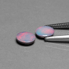 Achetez naturel ct multicolore doublet d'opale gems, coupe ovale, en provenance australie chez gemselect. en stock, livraison internationale!