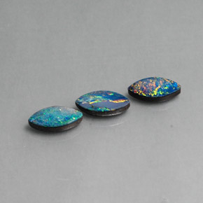 Achetez naturel ct multicolore doublet d'opale gems, marquise, en provenance australie chez gemselect. en stock, livraison internationale!