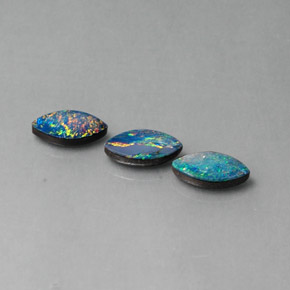 Achetez naturel ct multicolore doublet d'opale gems, marquise, en provenance australie chez gemselect. en stock, livraison internationale!