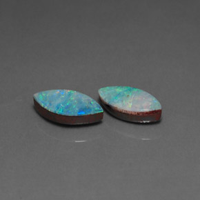 Achetez naturel ct multicolore doublet d'opale gems, marquise, en provenance australie chez gemselect. en stock, livraison internationale!