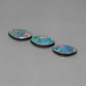 Achetez naturel ct multicolore doublet d'opale gems, marquise, en provenance australie chez gemselect. en stock, livraison internationale!