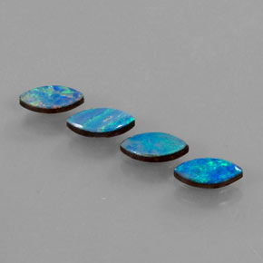 Achetez naturel ct multicolore doublet d'opale gems, marquise, en provenance australie chez gemselect. en stock, livraison internationale!