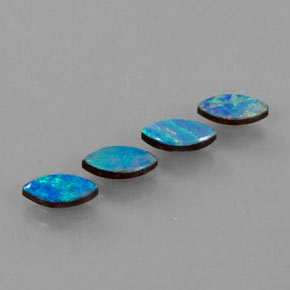 Achetez naturel ct multicolore doublet d'opale gems, marquise, en provenance australie chez gemselect. en stock, livraison internationale!