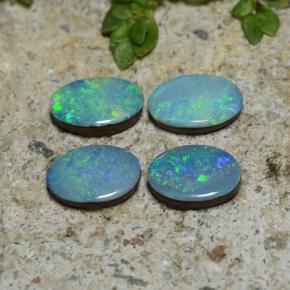 Achetez naturel 2,21ct multicolore doublet d'opale gems, coupe ovale, en provenance australie chez gemselect. en stock, livraison internationale!