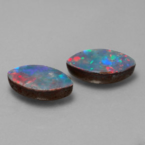 Achetez naturel ct multicolore doublet d'opale gems, marquise, en provenance australie chez gemselect. en stock, livraison internationale!