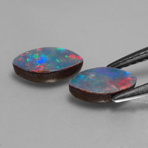 Achetez naturel ct multicolore doublet d'opale gems, marquise, en provenance australie chez gemselect. en stock, livraison internationale!