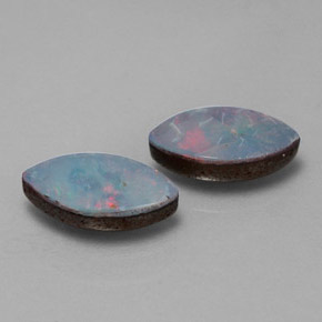 Achetez naturel ct multicolore doublet d'opale gems, marquise, en provenance australie chez gemselect. en stock, livraison internationale!