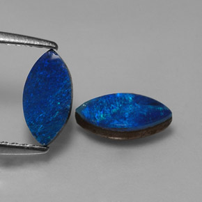 Achetez naturel ct multicolore doublet d'opale gems, marquise, en provenance australie chez gemselect. en stock, livraison internationale!
