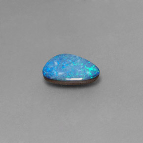 Doublet d'opale multicolore naturelle forme fantaisie, 1,29 ct, opaque