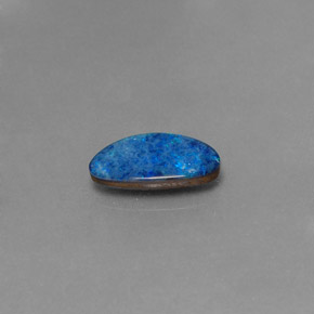 Doublet d'opale multicolore naturelle forme fantaisie, 1,20 ct, opaque
