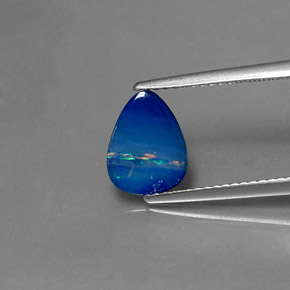 Doublet d'opale multicolore naturelle forme fantaisie, 1,06 ct, opaque