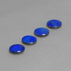 Achetez naturel ct multicolore doublet d'opale gems, coupe ovale, en provenance australie chez gemselect. en stock, livraison internationale!